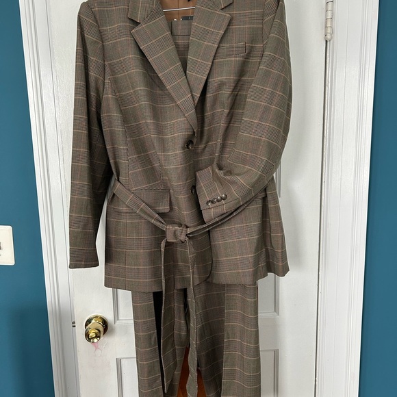 Plaid Two-Piece Suit Set - Picture 1 of 3